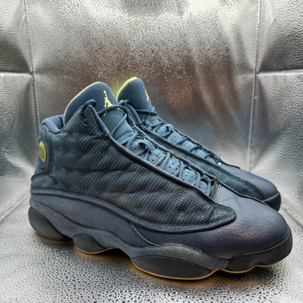 Size 10.5 -‎ Air Jordan 13 Retro Squadron Blue Mens Leather Shoes 414571-405
